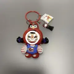 キャラクター レッド系　じゃらじゃらキーホルダー　バッグチャーム　キーリング