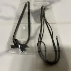 【新品】黒のリボンモチーフチョーカー2点