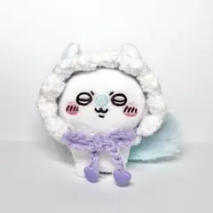 ちいかわ おすわりぬいぐるみ用 フリルボンネット パープル