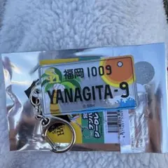 柳田悠岐　ホークス 宮崎デザイン ナンバープレート風 キーホルダー