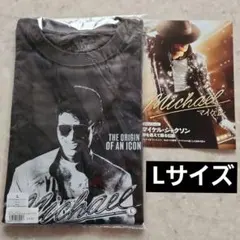 映画マイケル ポスターTシャツ ブラックXL公式 24時間以内発送 おまけ