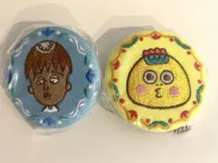値下げ【次郎、ジョニー】コジコジ刺繍チャーム ２個セット