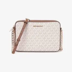 マイケルコース　クロスボディ ラージ MKシグネチャー ショルダーバッグ