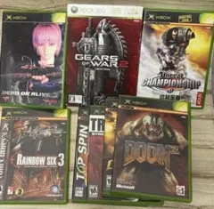 Xbox ゲーム&空ケース ギアーズ　アンリアル　レインボーシックス　他