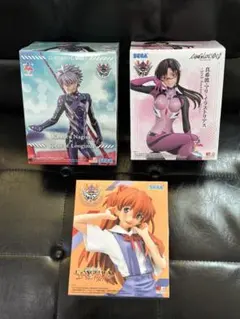 エヴァンゲリオン　Luminasta ハイプレミア　フィギュア　3個セット