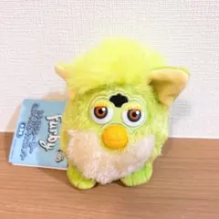 レトロファービー　ぬいぐるみマスコット　フロッグ　黄緑　グリーン