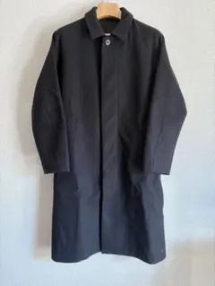 ※お値下げ中【ROSSO】ウールステンカラーコート メンズ・黒・サイズM