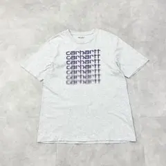 美品 Carhartt WIP グラデーションロゴプリントTシャツ メンズLのサムネイル
