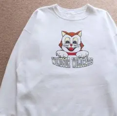 ​90s Hanes 蓄光スウェット XXL相当 ボックスシルエット 古着