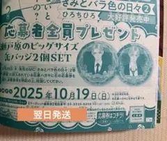 きみとバラ色の日々 マーガレット 応募者全員プレゼント 応募券 10枚