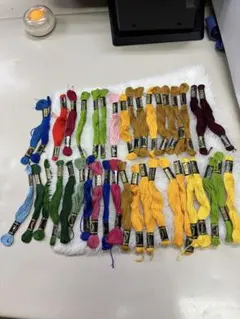 未使用VIOLAYビオレー多色刺繍糸セット39本