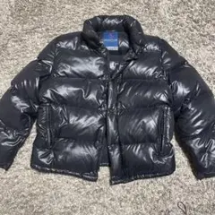 16556✨MONCLER 青タグ 肉厚 フード収納 ダウンジャケット コート XL 極美品 ハンガー付き 鑑定済み 3サイズ MONCLER MONTGENEVRE