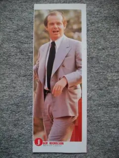 ジャック・ニコルソン　カラーポート　２５・８ｘ９・３ｃｍ　裏面　コリー・ハイム