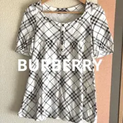 【素敵なデザイン❗️】BURBERRY ノバチェック チュニックカットソー Y2Kのサムネイル