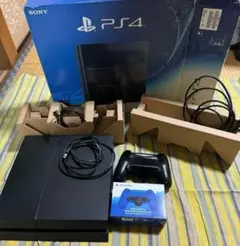 PS4 本体 1TB コード3本 純正背面パッド付