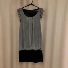 ストライプ ノースリーブ チュニック