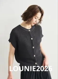 LOUNIE♡2WAYフロントボタンニットベスト - メルカリ