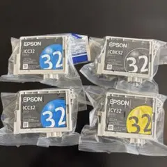 EPSON インクカートリッジ 32シリーズ 4色セット - メルカリ
