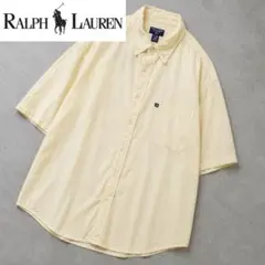 Ralph Lauren ポロラルフローレン 半袖シャツ XL 黄色 チェックのサムネイル
