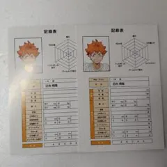 ハイキュー 体力測定 日向翔陽 特典