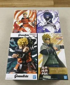 【まとめ売り】NARUTO フィギュア 4体 Grandista ミナト サスケ