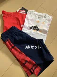 adidas Tシャツ2枚とハーフパンツ　サイズ150