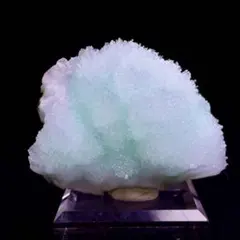 標本性抜群/繊細針状結晶】中国 雲南省産 ブルーアラゴナイト 鉱物標本