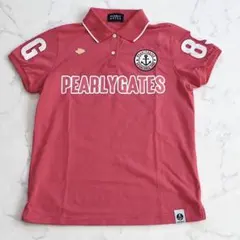 美品✨パーリーゲイツ 半袖ポロシャツ ピンク サイズ1