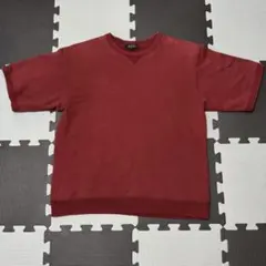 A.P.C. アーペーセー 半袖スウェット 前V ボルドー 2 フランス製のサムネイル