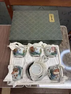 国立故宮博物院 レプリカ 青花斗彩水仙杯 6客セット - メルカリ