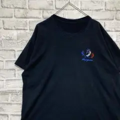 USA製90sヴィンテージTシャツ！シングルステッチ　ブラック半袖古着L 19