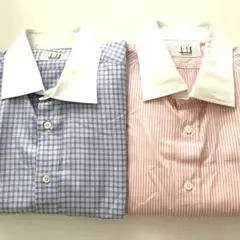 dunhill 長袖ワイシャツ 2枚セット