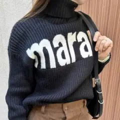 SPIGA スピーガ　ハイネックジャガードニット