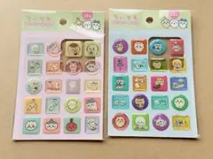 ちいかわ ぷくっとシール クリア 2種 キャンドゥ セリア - メルカリ