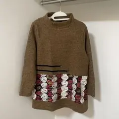 RUPUA 秋冬物 オシャレデザインニット M~L