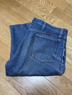 【希少！ゴールデンサイズ】RUSTLER USA製 W35×L29 ヒゲ アタリ