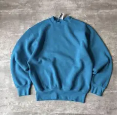 90s PRO PLAYER スウェット ターコイズ M USA製 クルーネック