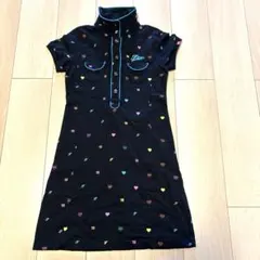 FILA ポロワンピース ブラックゴルフ M251番