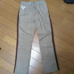 【BREEZE】美品　チェックパンツ140cm