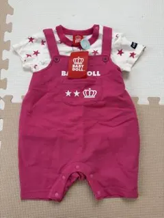 BABY DOLL 星柄ロンパース・Tシャツセット