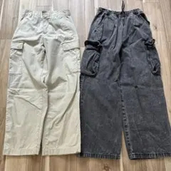 UNIQLO GU カーゴパンツ XS 160