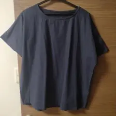 ネイビー 半袖 Tシャツ コットン