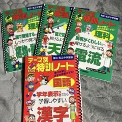 テーマ別特訓ノート　中学受験　理科　天体　電流 2冊セット テーマ別特訓ノート 中学受験 理科 天体 電流 2冊セット