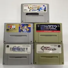 【SFC】5本セット　ヒューマングランプリ3 F1トリプルバトル
