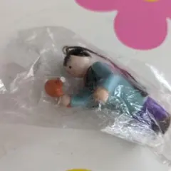 木製 人形 マスコット ストラップ