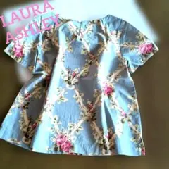LAURAASHLEY 花柄コットン春のブラウス 英国調 エルウィン 9