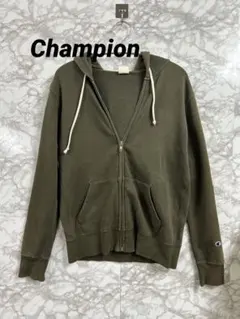 Champion✨チャンピオン オリーブ フルジップパーカー Lのサムネイル