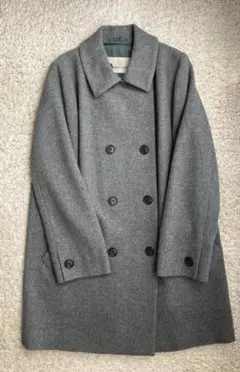 ビンテージ　アクアスキュータム　Aquascutum ダブルブレストコート　灰色