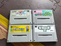 スーパーファミコン用ソフト4個セット