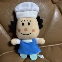 アンパンマン バタコさん マスコットぬいぐるみ キーチェーン付き